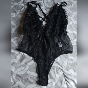 Black Lace Bodysuit